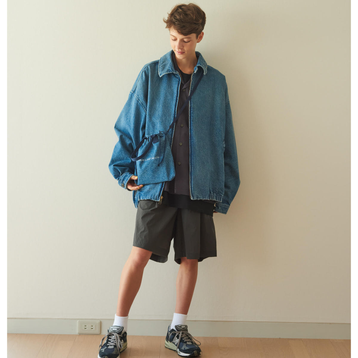 Washed Denim Jacket - S.F.C (Stripes For Creative) (エス