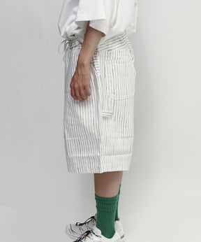 STRIPE PAINTER SHORTS