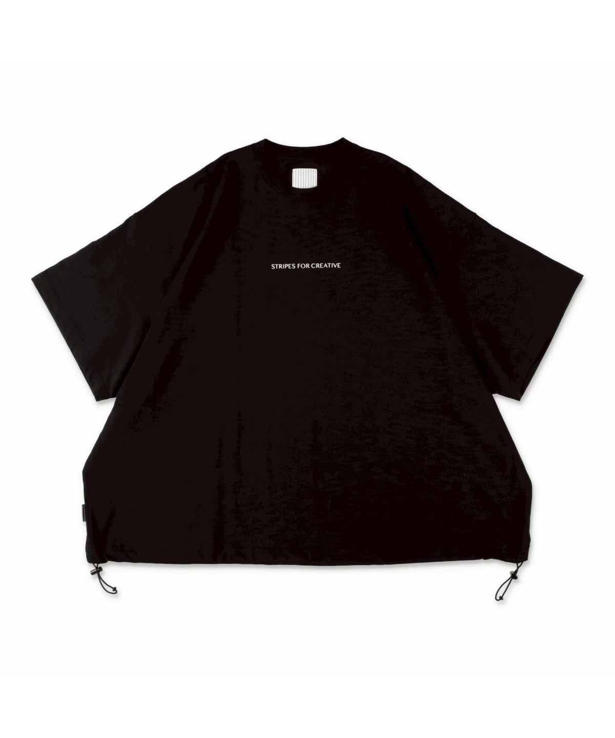 SUPER BIG SS TEE w/ DRAWSTRINGS