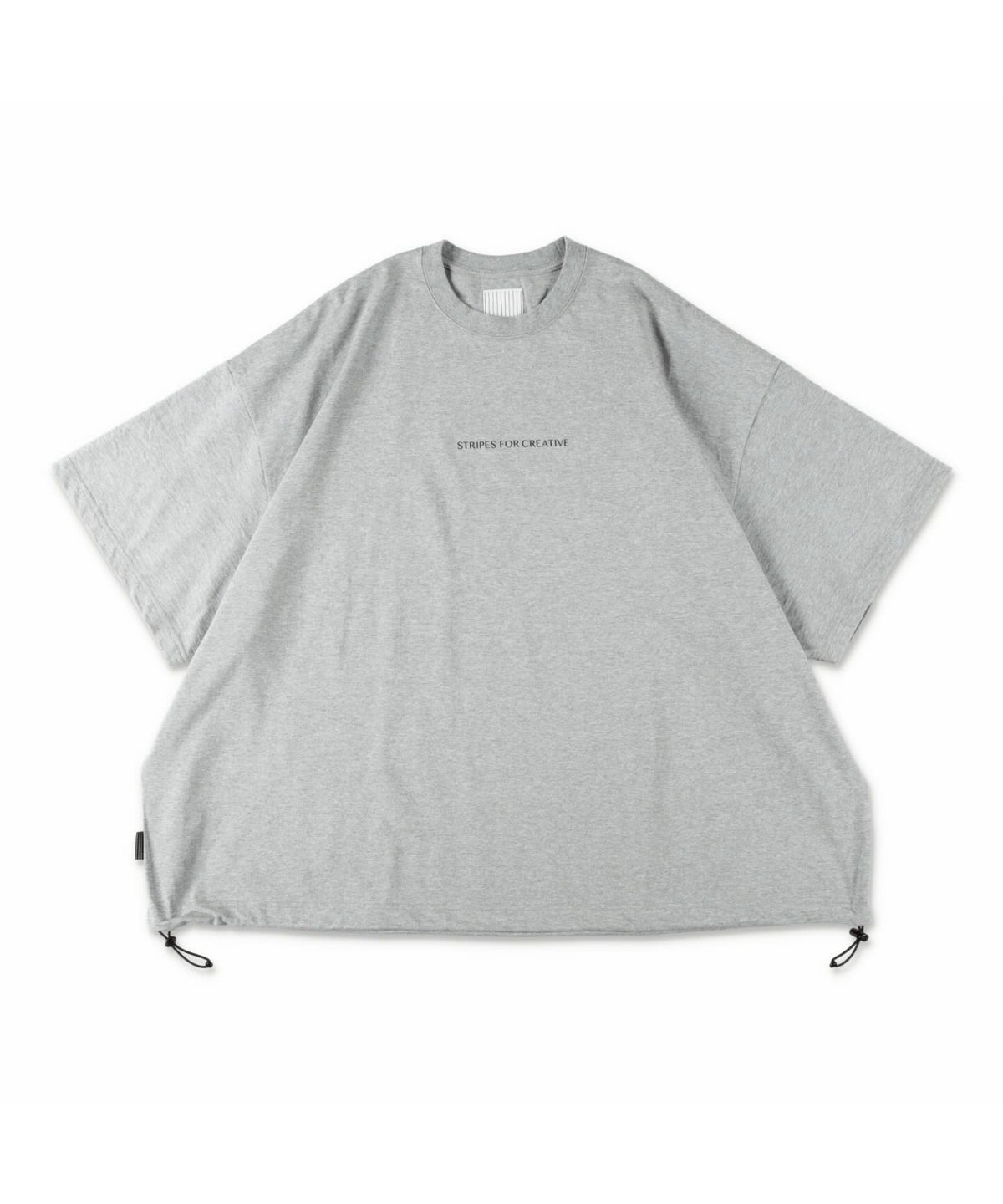 SUPER BIG SS TEE w/ DRAWSTRINGS