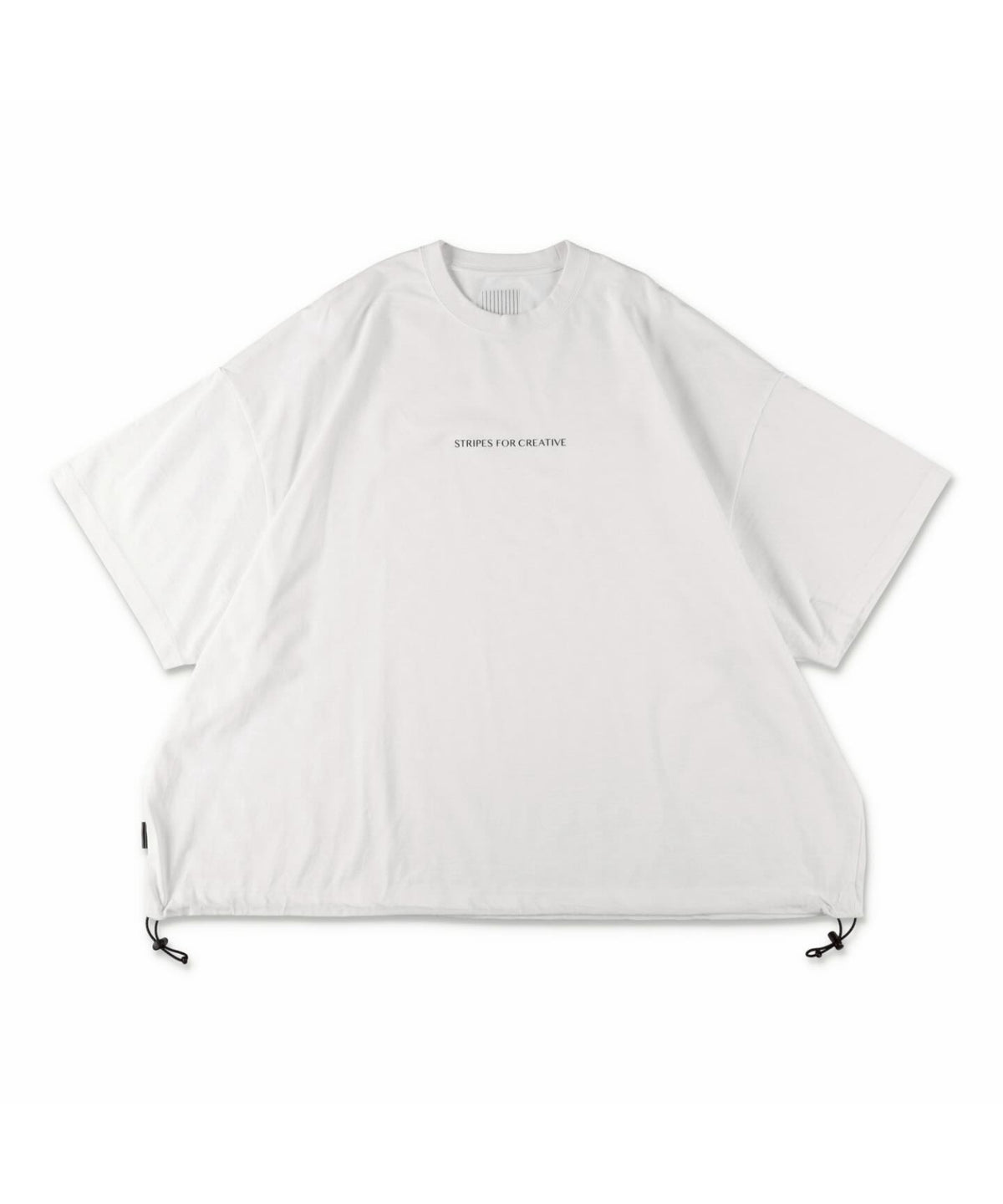 SUPER BIG SS TEE w/ DRAWSTRINGS