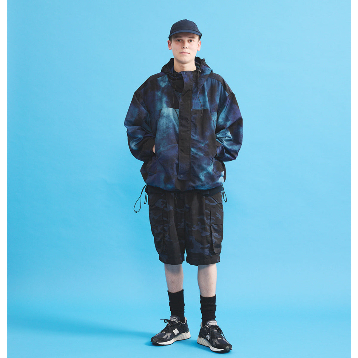 OG TIEDYE NYLON PULL OVER JACKET - S.F.C (Stripes For Creative
