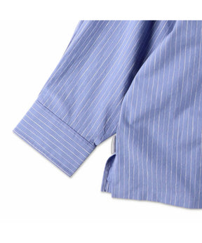 COTTON STRIPE SLIT SHIRT