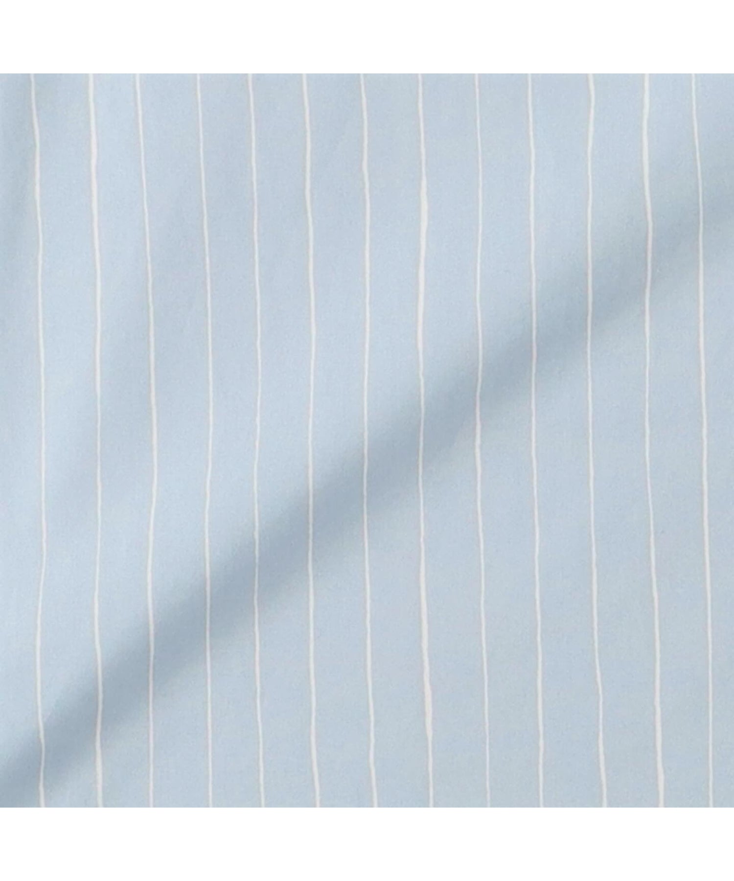 COTTON STRIPE OPEN COLLAR SS SHIRT