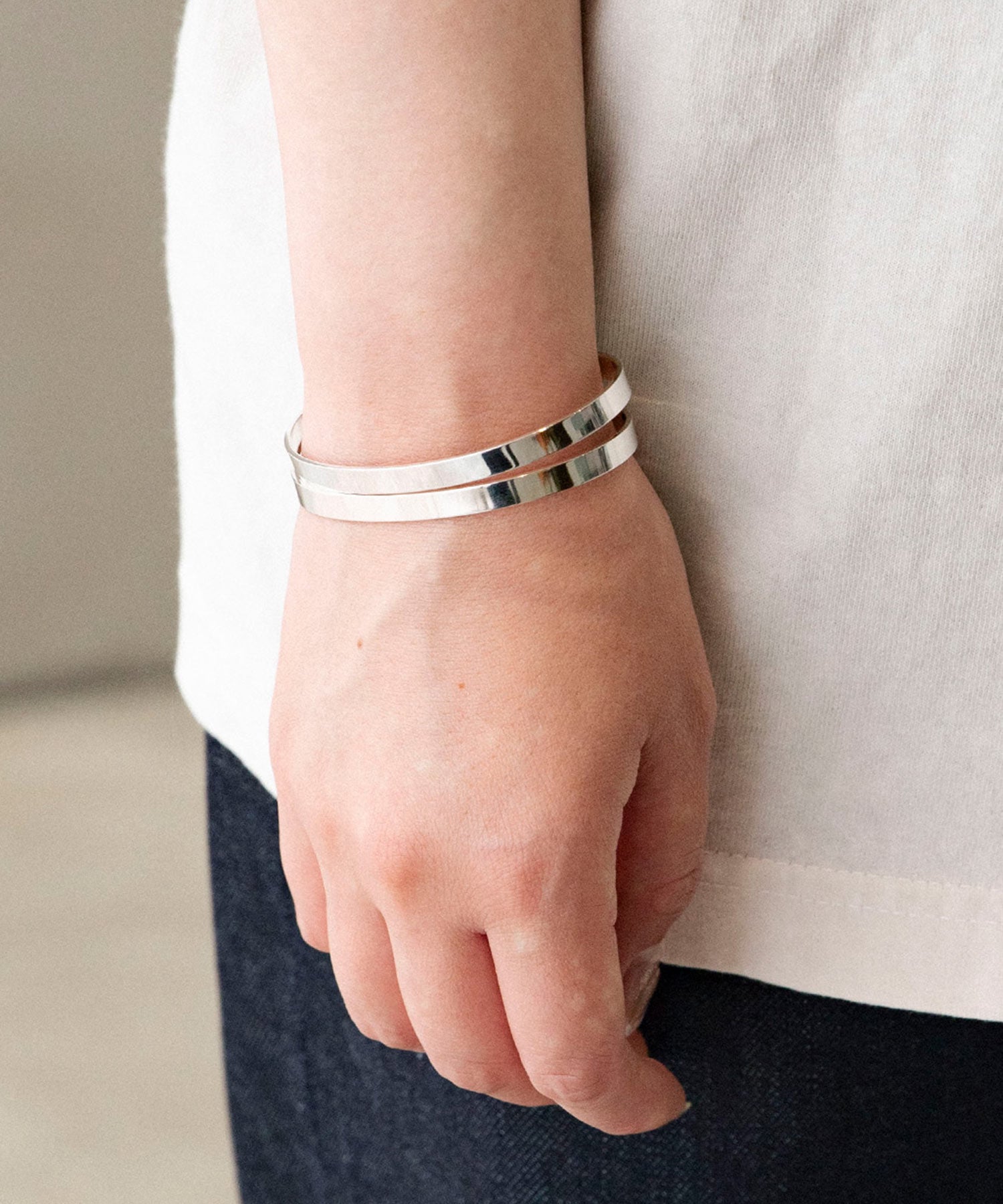 S&C FLAT BANGLE - ERA. (イーラ) - accessory (アクセサリー