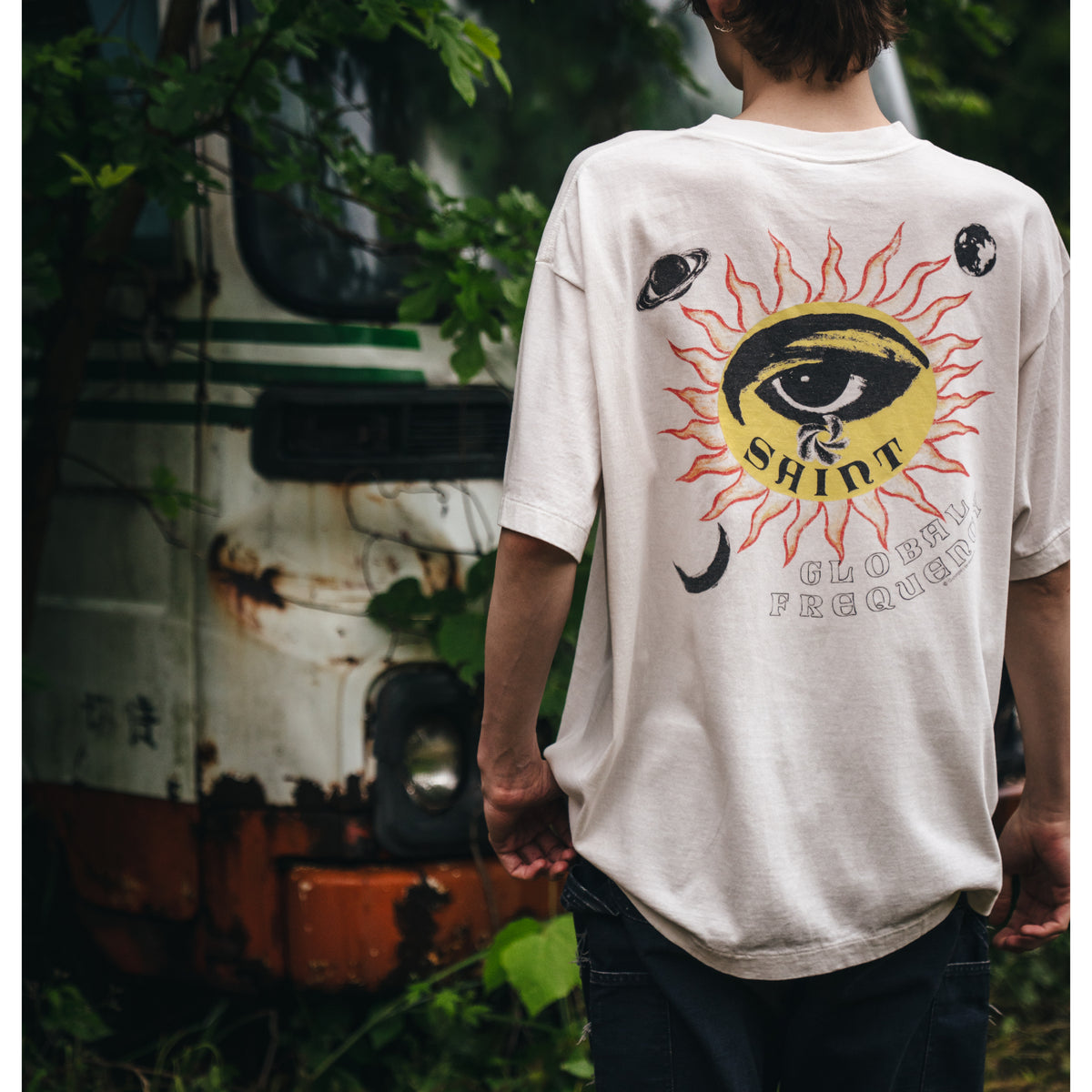 SS TEE / EYE / WHITE - SAINT MXXXXXX (セントマイケル) - tops
