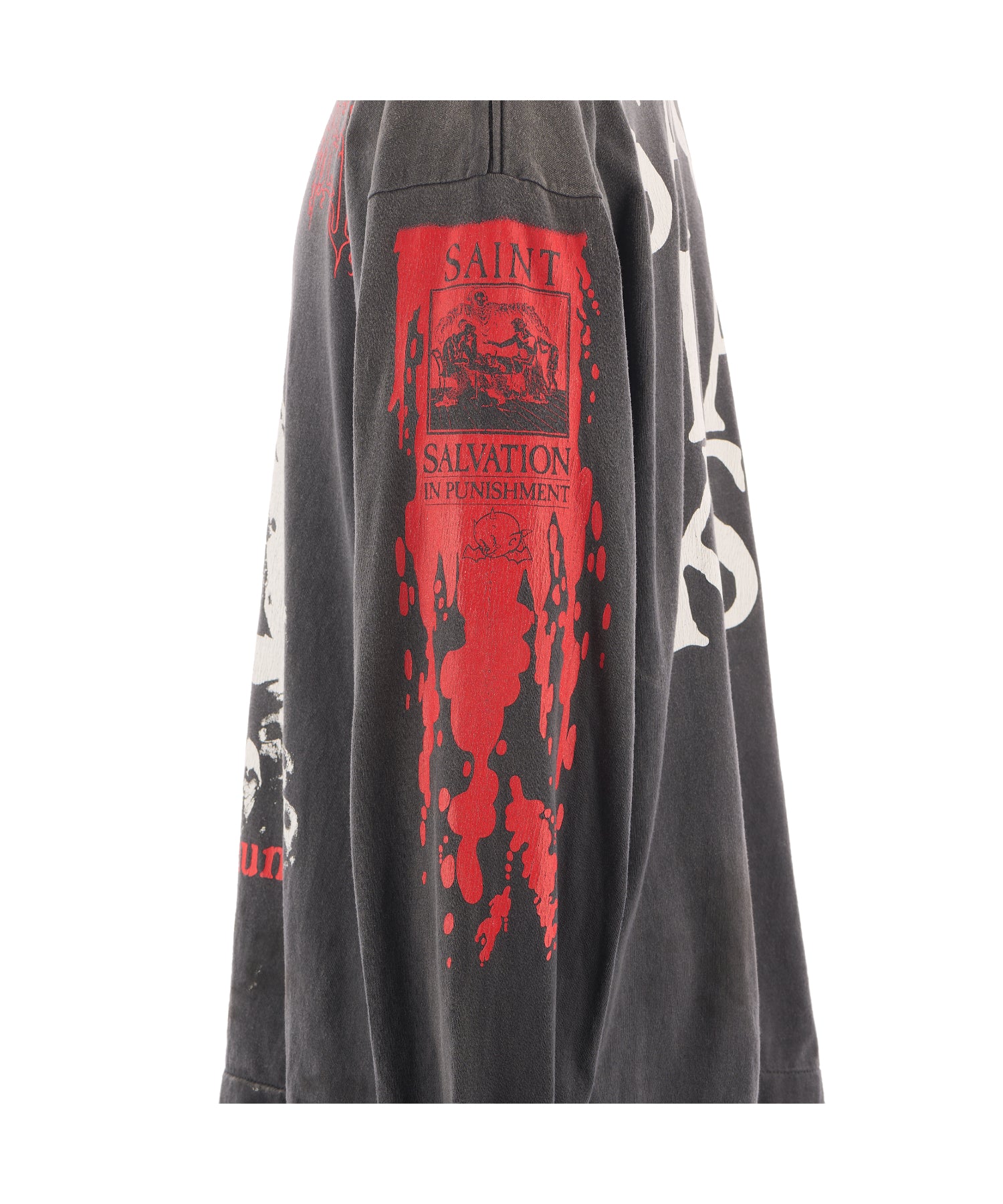 LS TEE / SAINT IS A KISS / BLACK