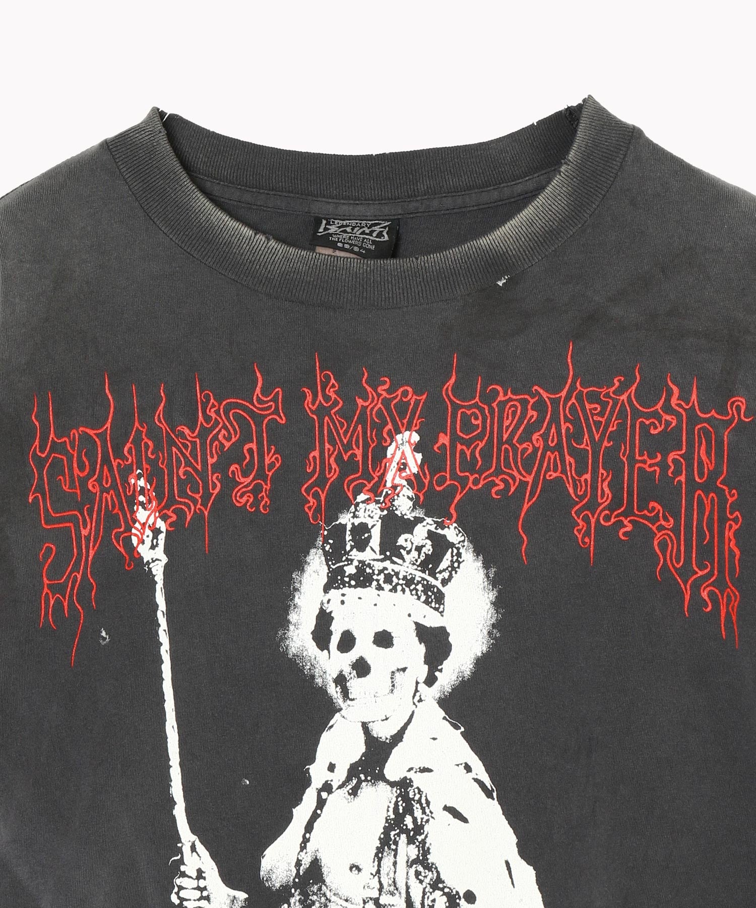LS TEE / SAINT IS A KISS / BLACK