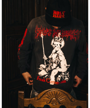 LS TEE / SAINT IS A KISS / BLACK