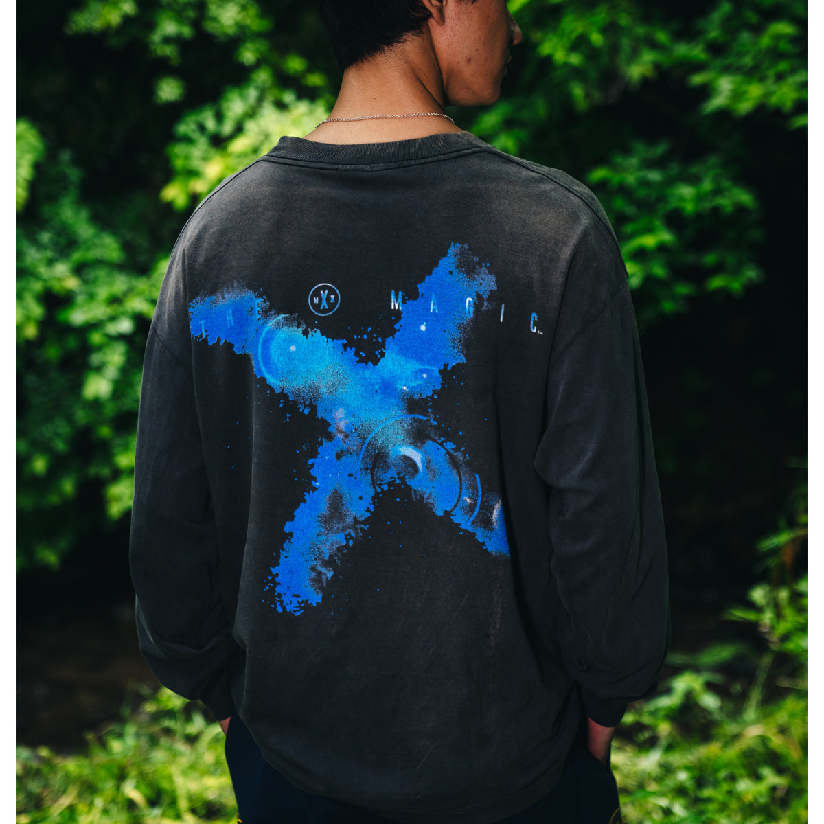 LS TEE/X/BLACK - SAINT MXXXXXX (セントマイケル) - tops