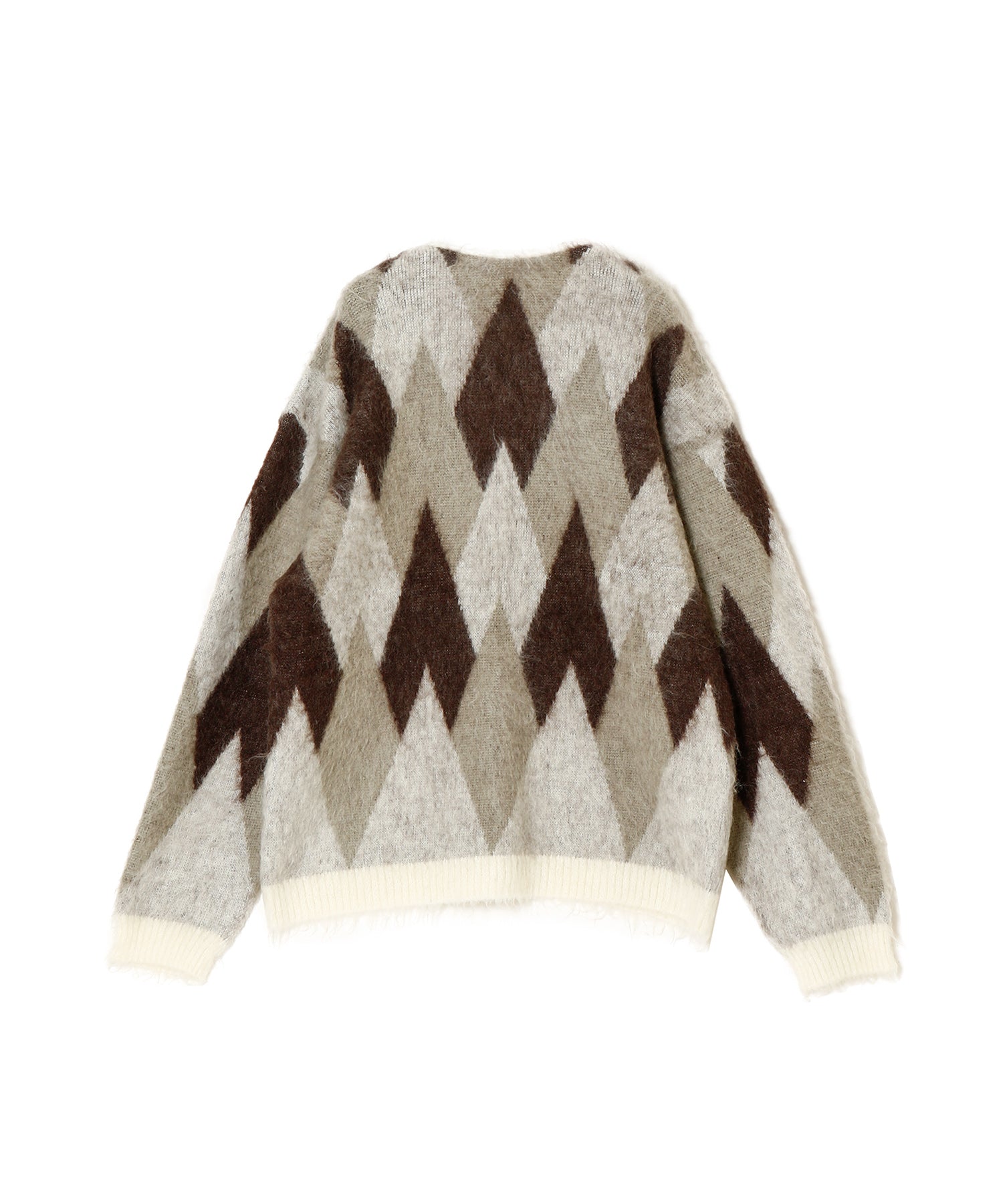 KNIT CARDIGAN / ARGYLE / MULTI - SAINT MXXXXXX (セントマイケル