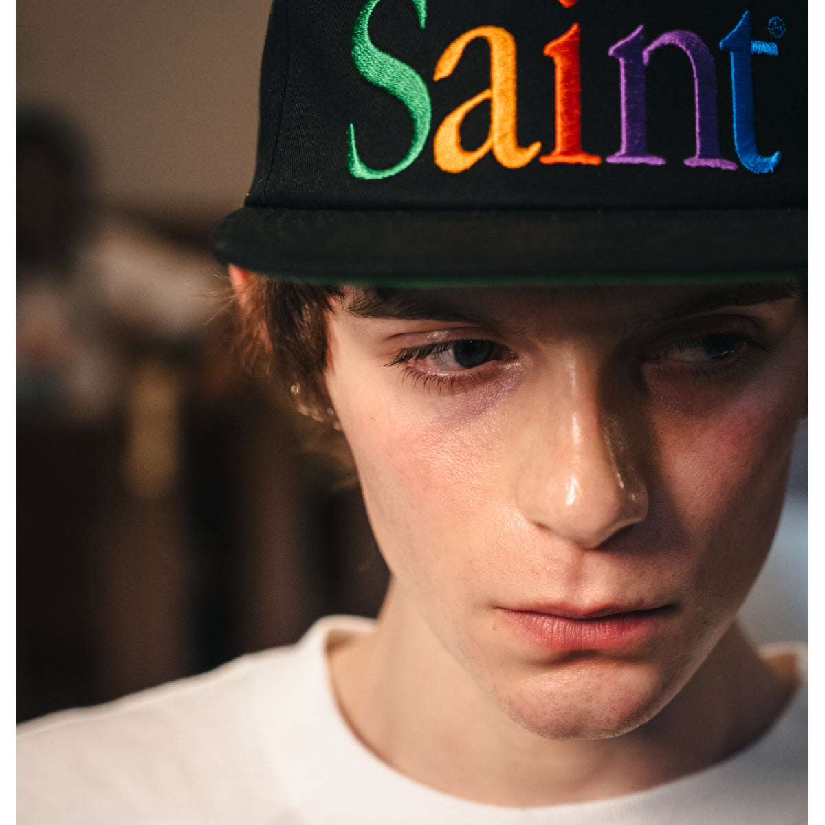 SAINT M×××××× セントマイケル　CAP キャップ CAP / SAINT / BLACK - SAINT MXXXXXX (セントマイケル) - cap