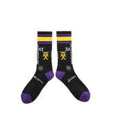 SOCKS / SINNER / BLACK＋PURPLE