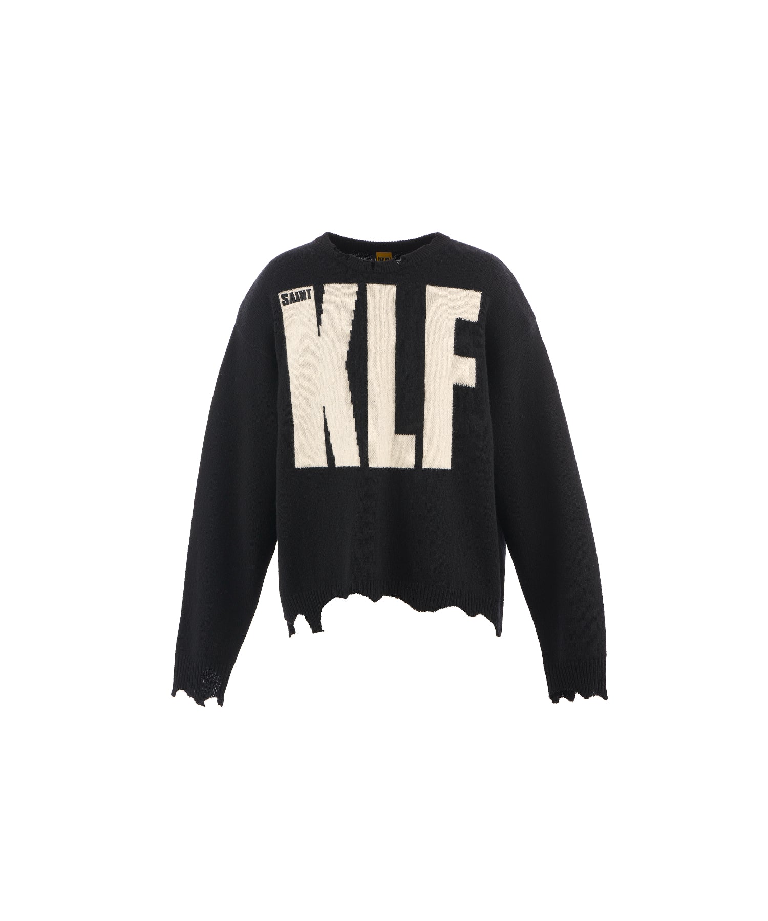 KLF_CREW NECK KNIT / KLF / BLACK