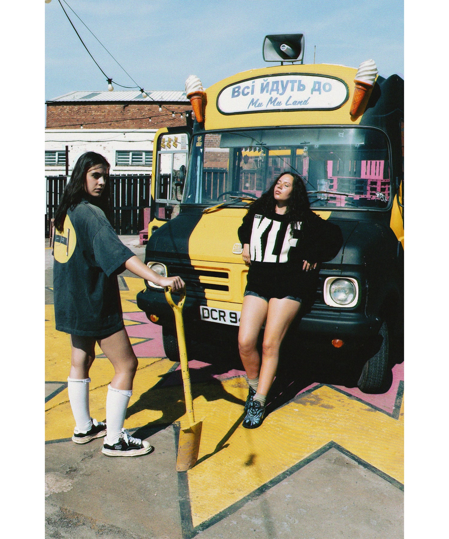 KLF_CREW NECK KNIT / KLF / BLACK