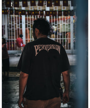 KK_SS TEE / PERVERSION / BLACK