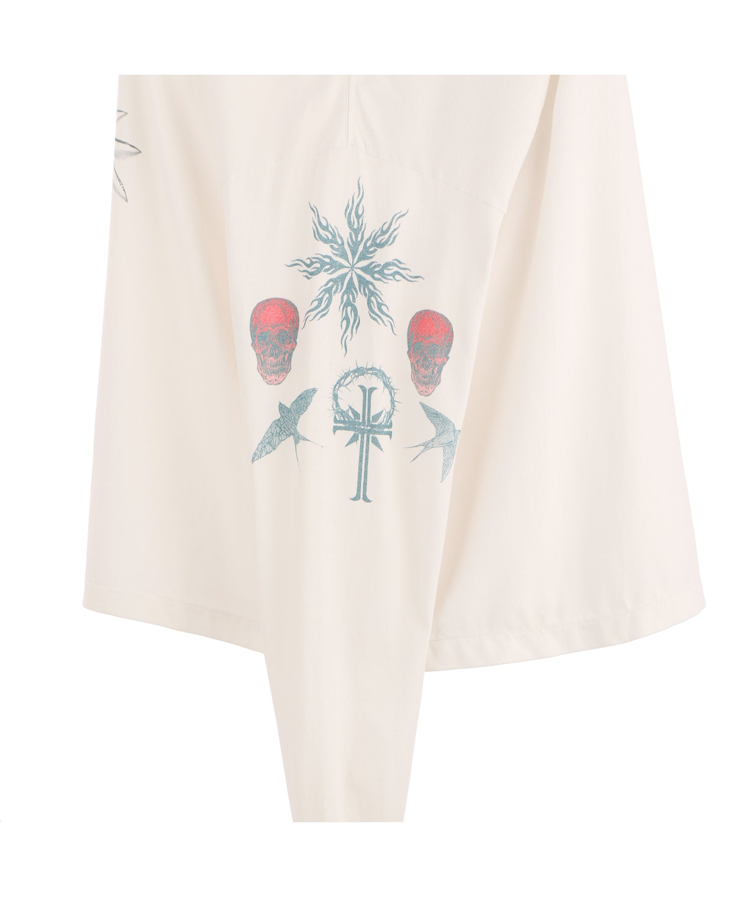DW_LS TEE / TATTOO / WHITE