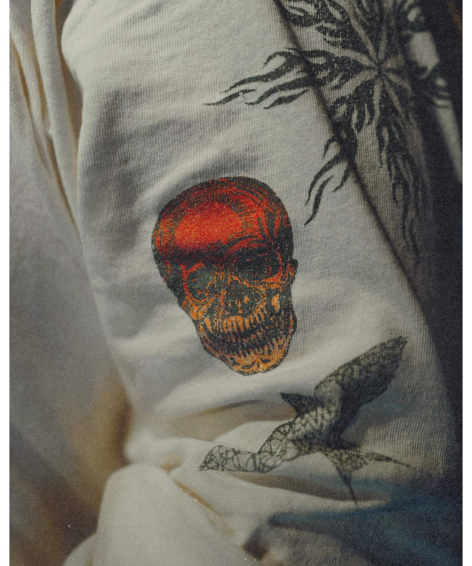 DW_LS TEE / TATTOO / WHITE