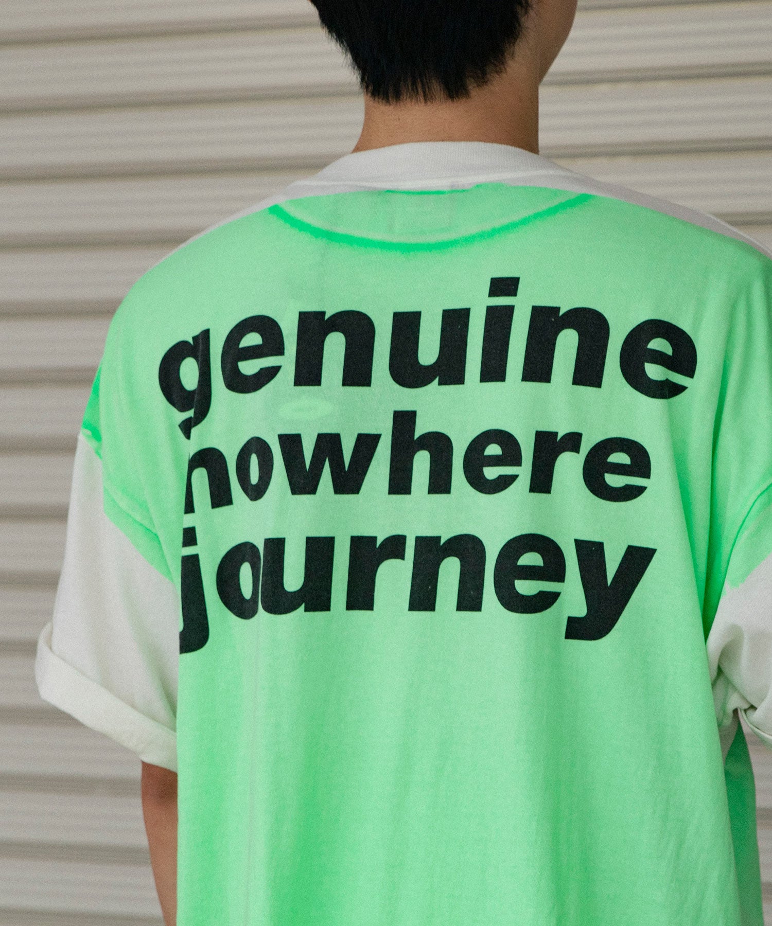 BAPE_SS TEE / HANDPRINT / WHT＋GRN