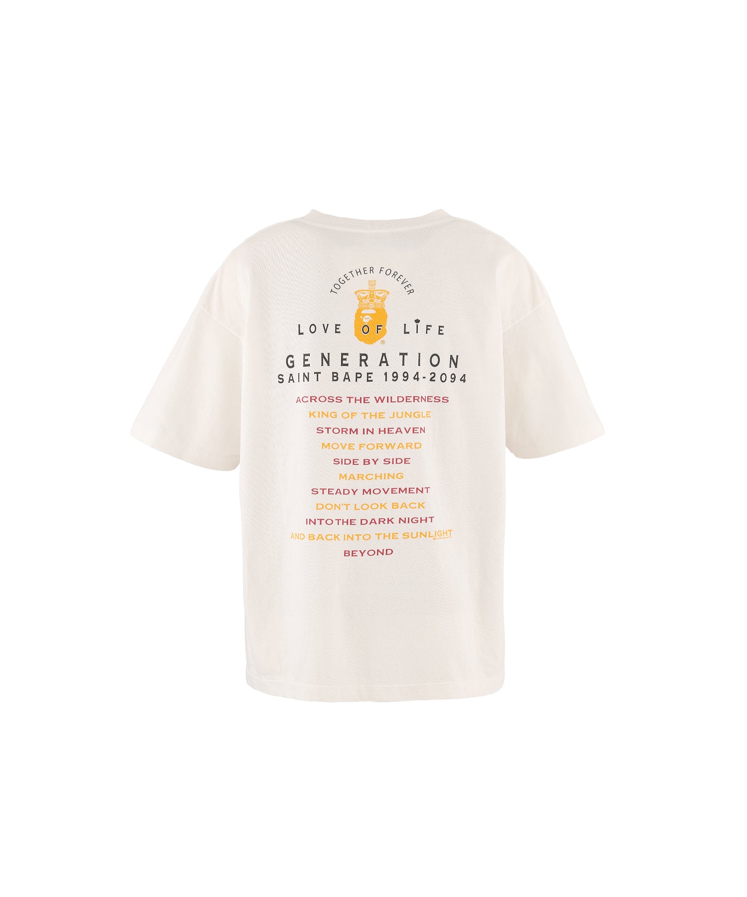 BAPE_SS TEE / GENERATION / WHITE