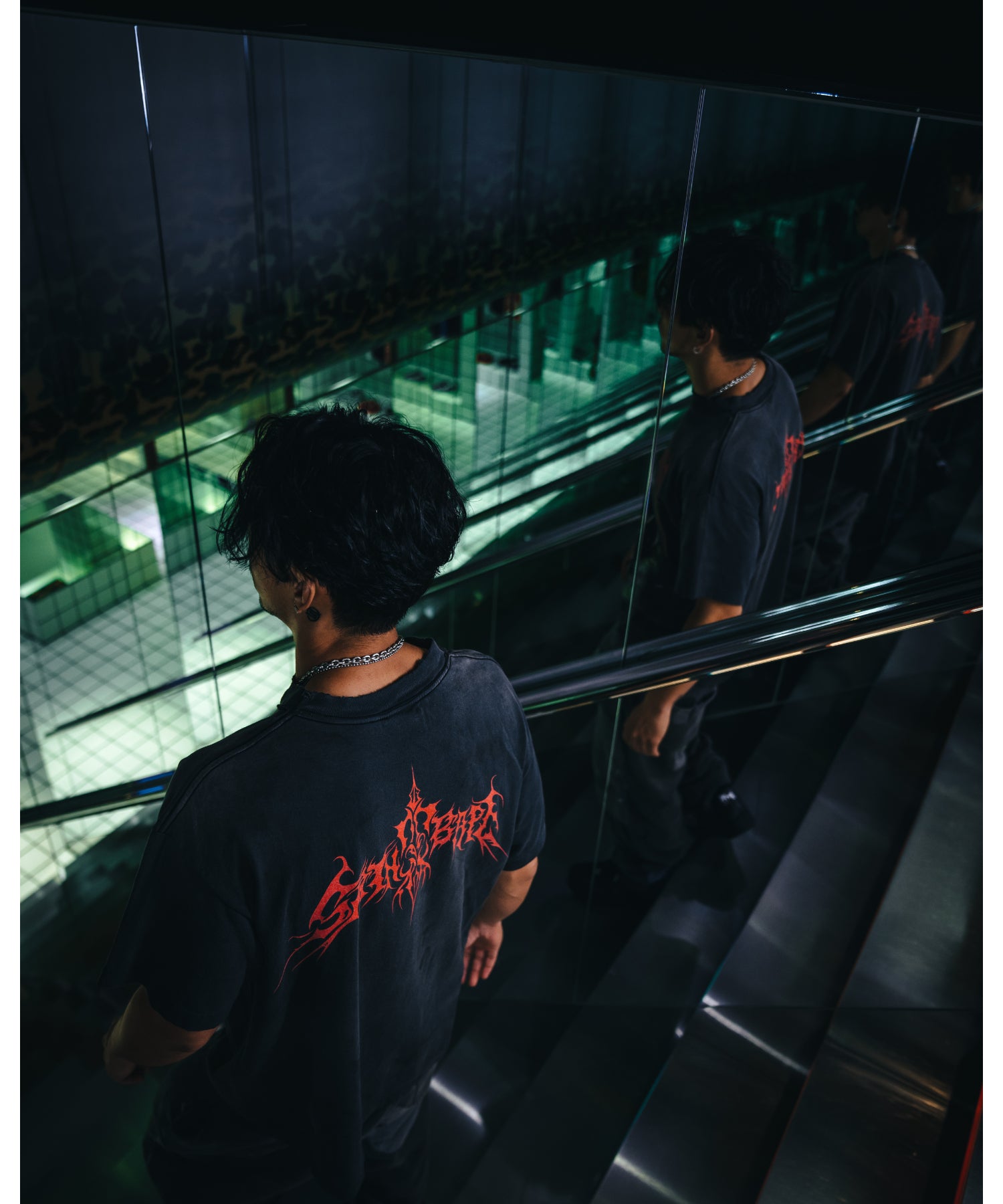 BAPE_SS TEE / SAINT BAPE / BLACK