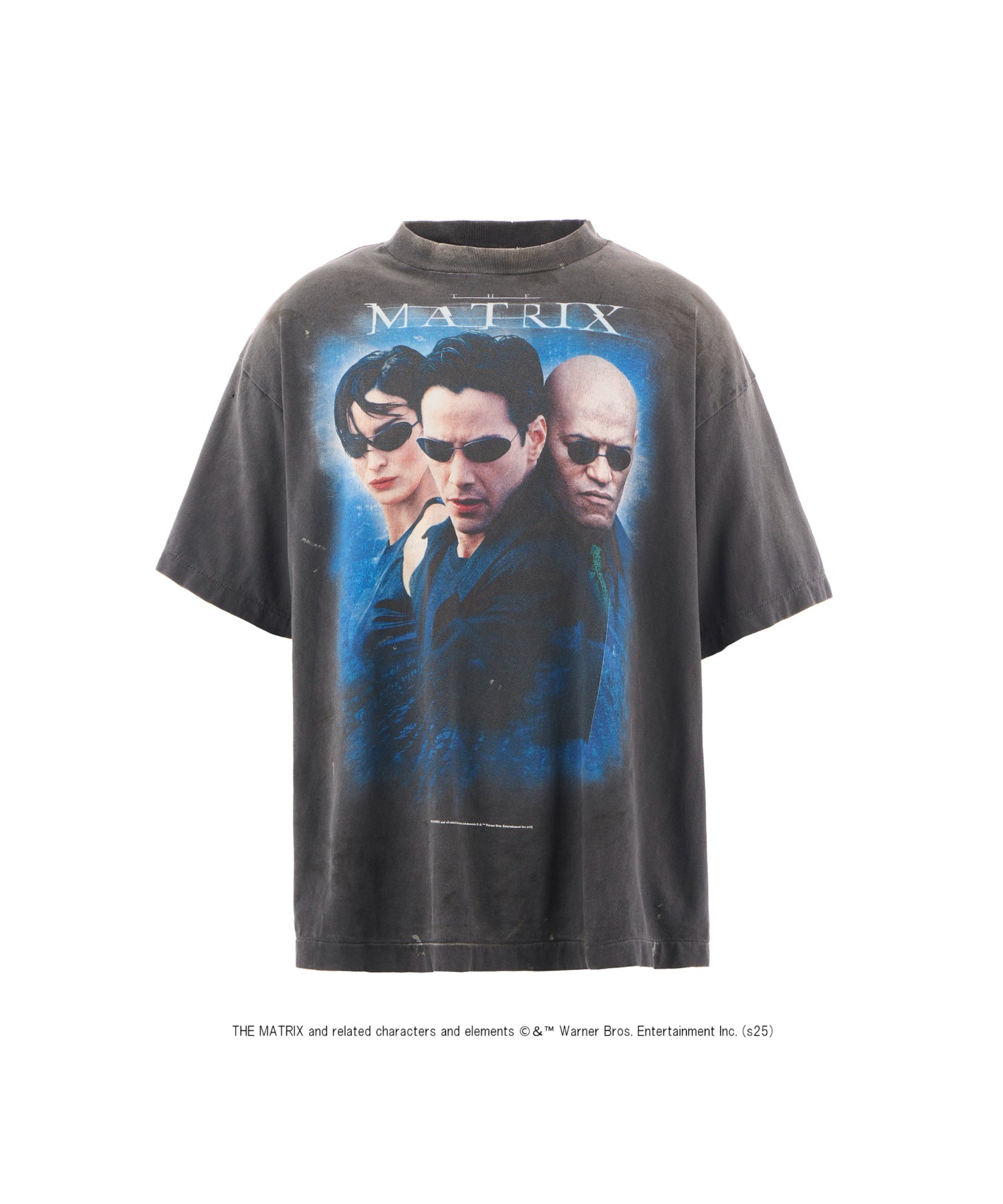 MTRX_SS TEE / THE MATRIX WHITE LOGO / BLACK