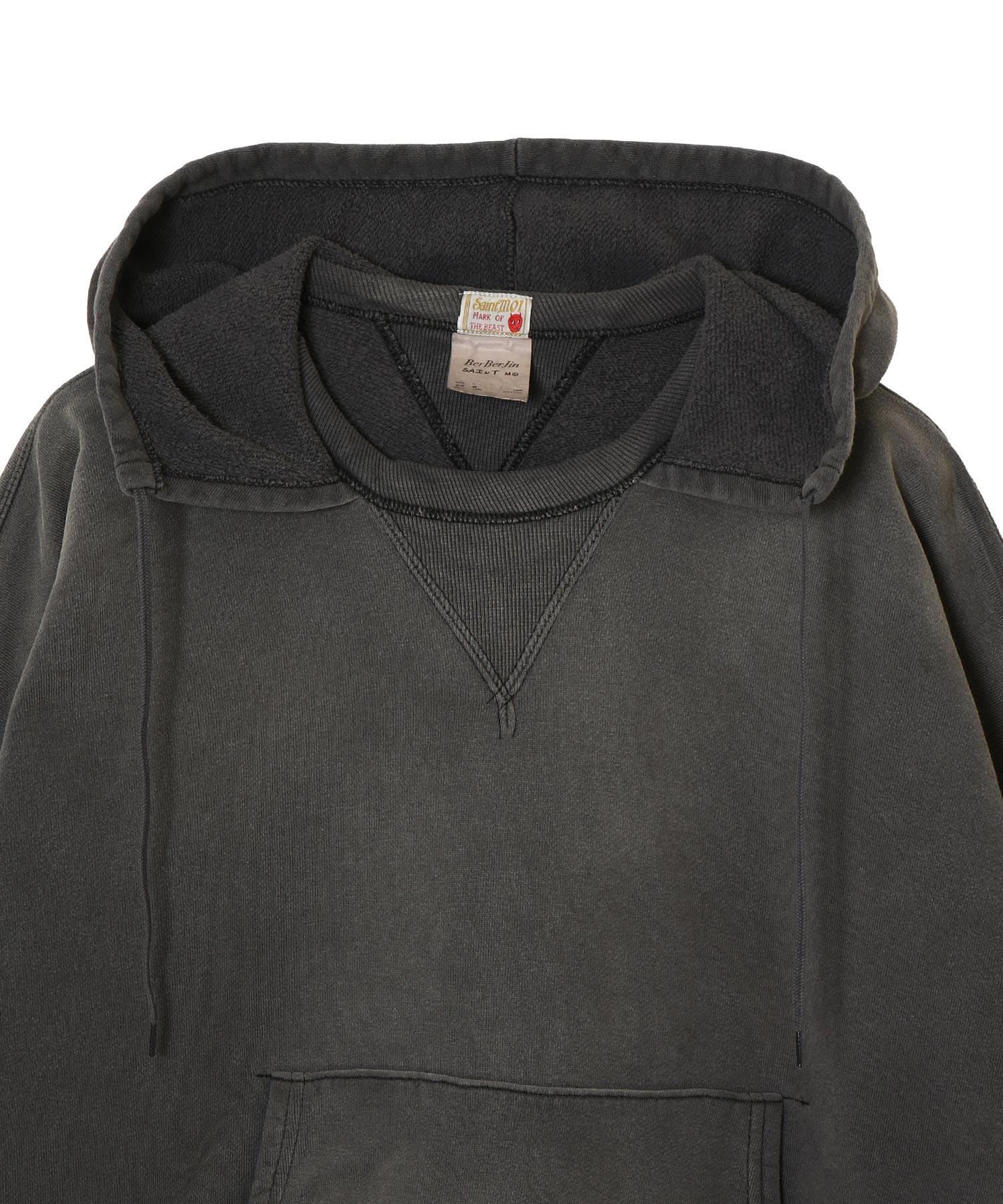 BB AFTER HOODED HOODIE / V / BLK
