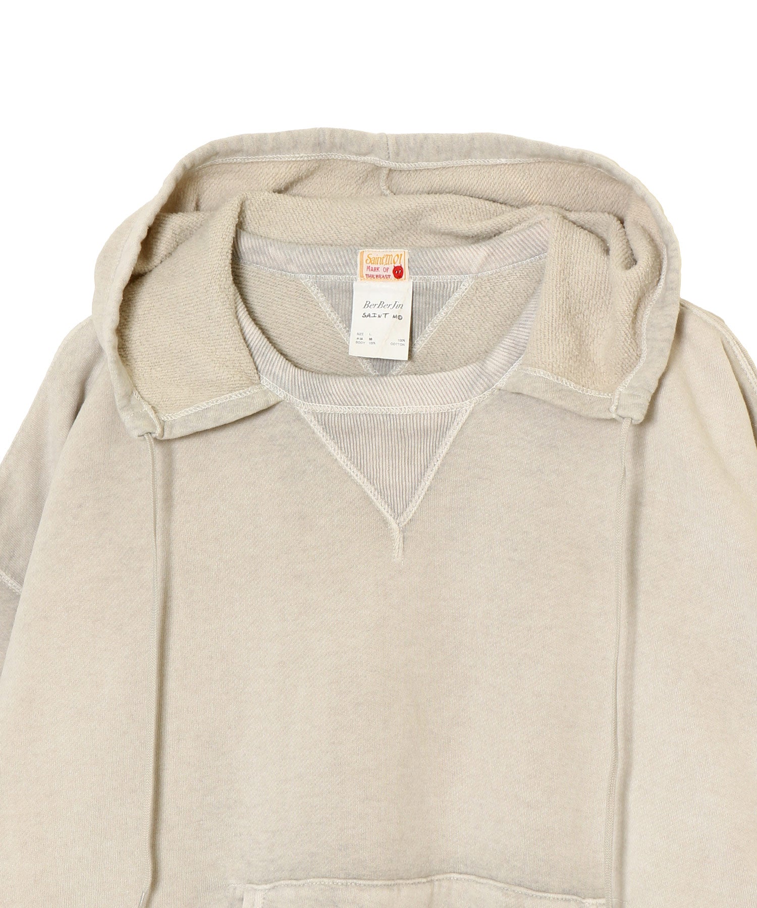 BB AFTER HOODED HOODIE / N / GRAY