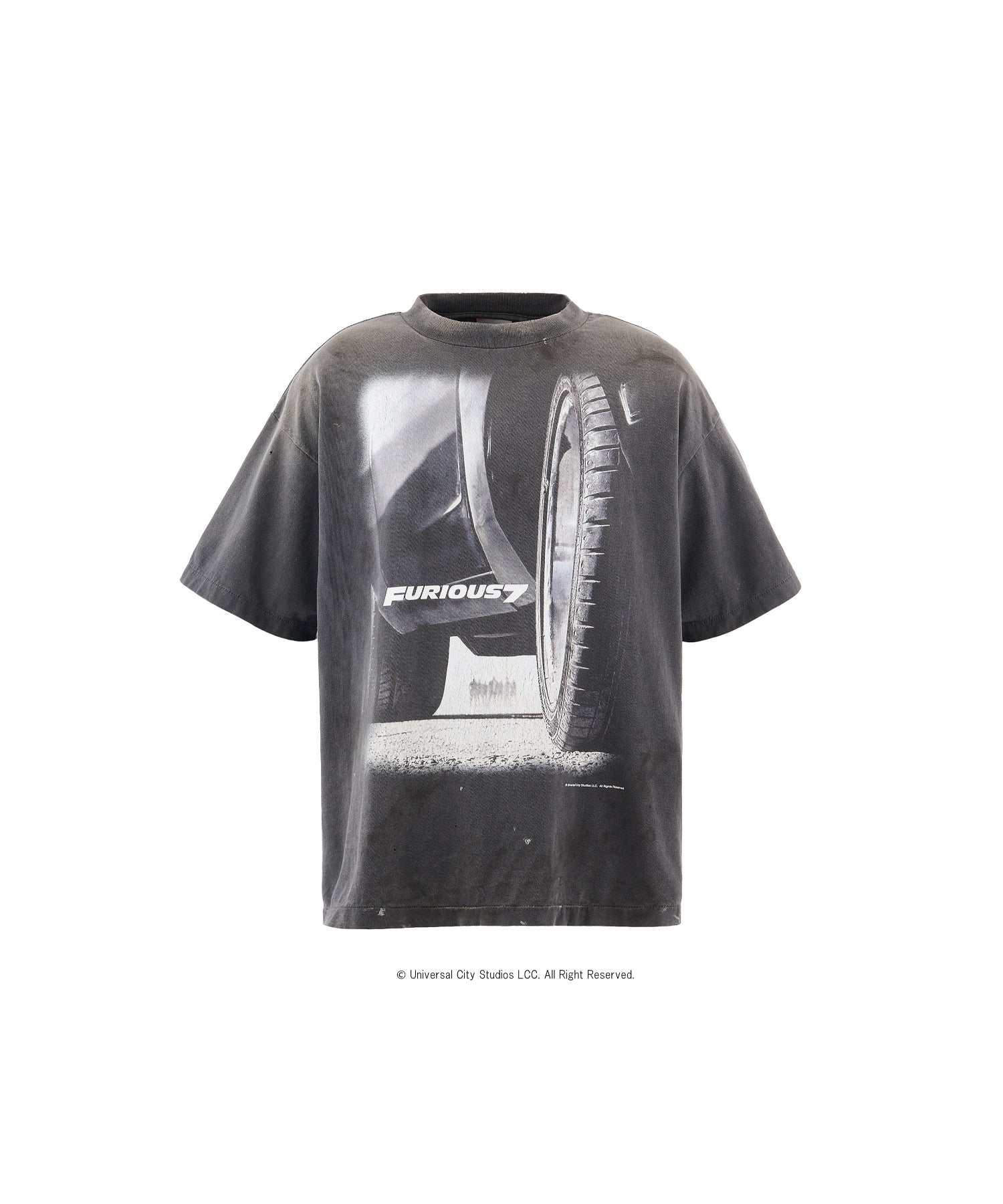 FF_SS TEE/FURIOUS 7/BLACK - SAINT MXXXXXX (セントマイケル