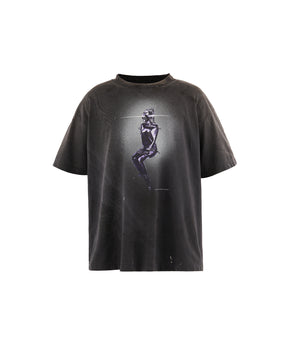 SRYM_SS TEE / MASK / BLACK