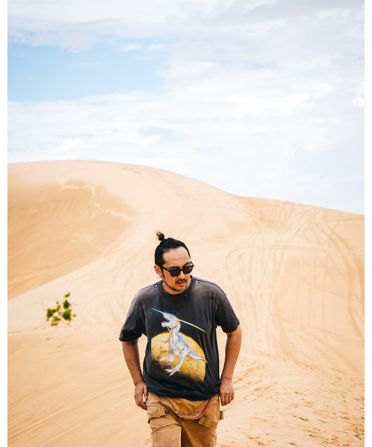 SRYM_SS TEE / T‐REX / BLACK
