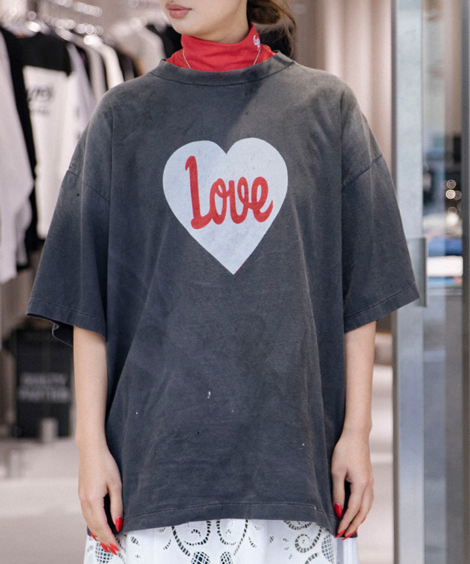 新品未開封SAINT Mxxxxxx HEART LOVE Tシャツ　Ｍ SS TEE / HEART LOVE - SAINT MXXXXXX (セントマイケル) - tops