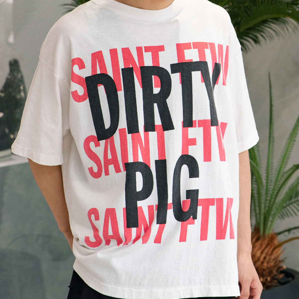 SS TEE / DIRTY PIG - SAINT MXXXXXX (セントマイケル) - tops