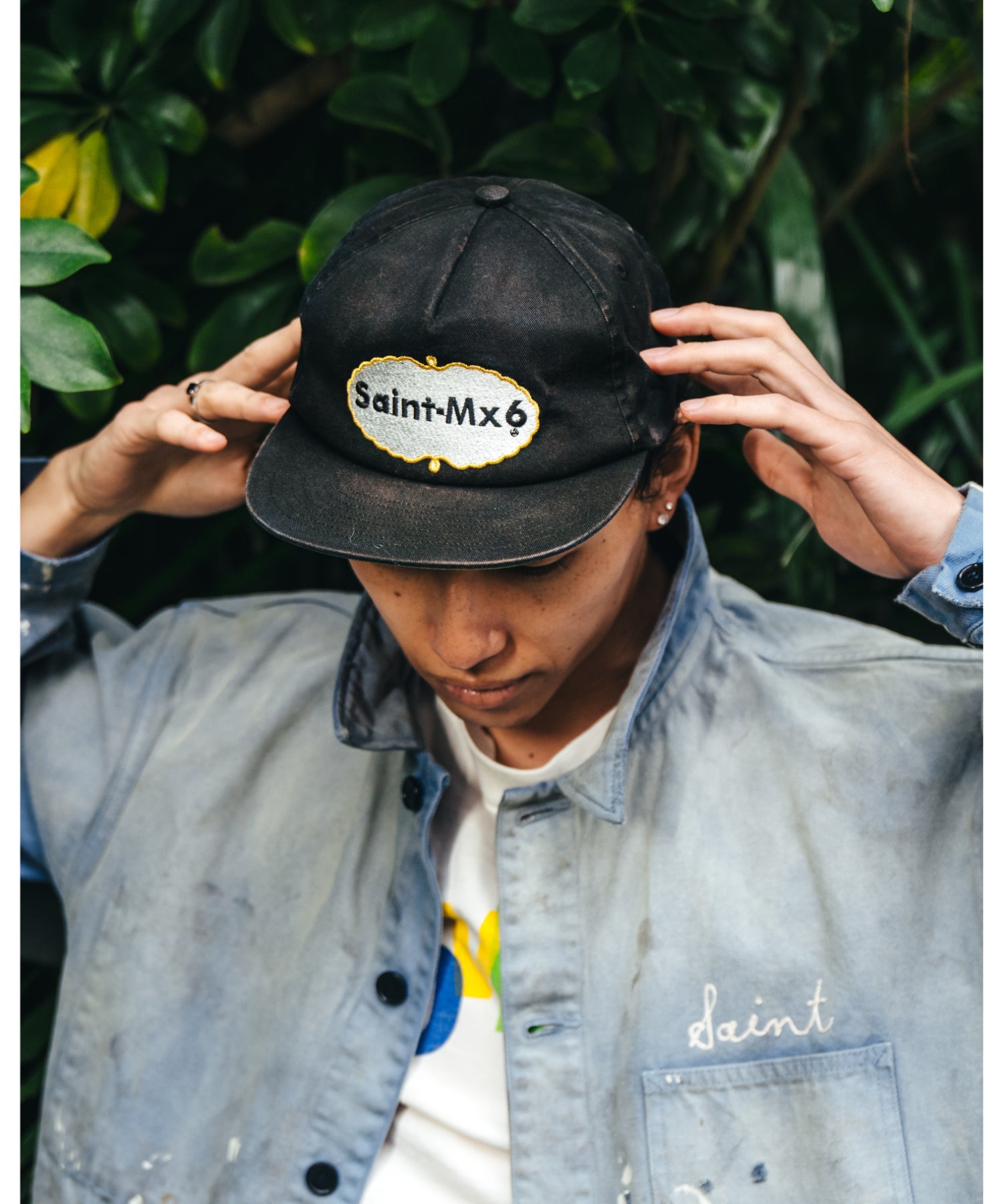 SAINT Mxxxxxx 5PANEL CAP EAT ME セントマイケル 5PANEL CAP / EAT ME / BLACK - SAINT MXXXXXX (セントマイケル