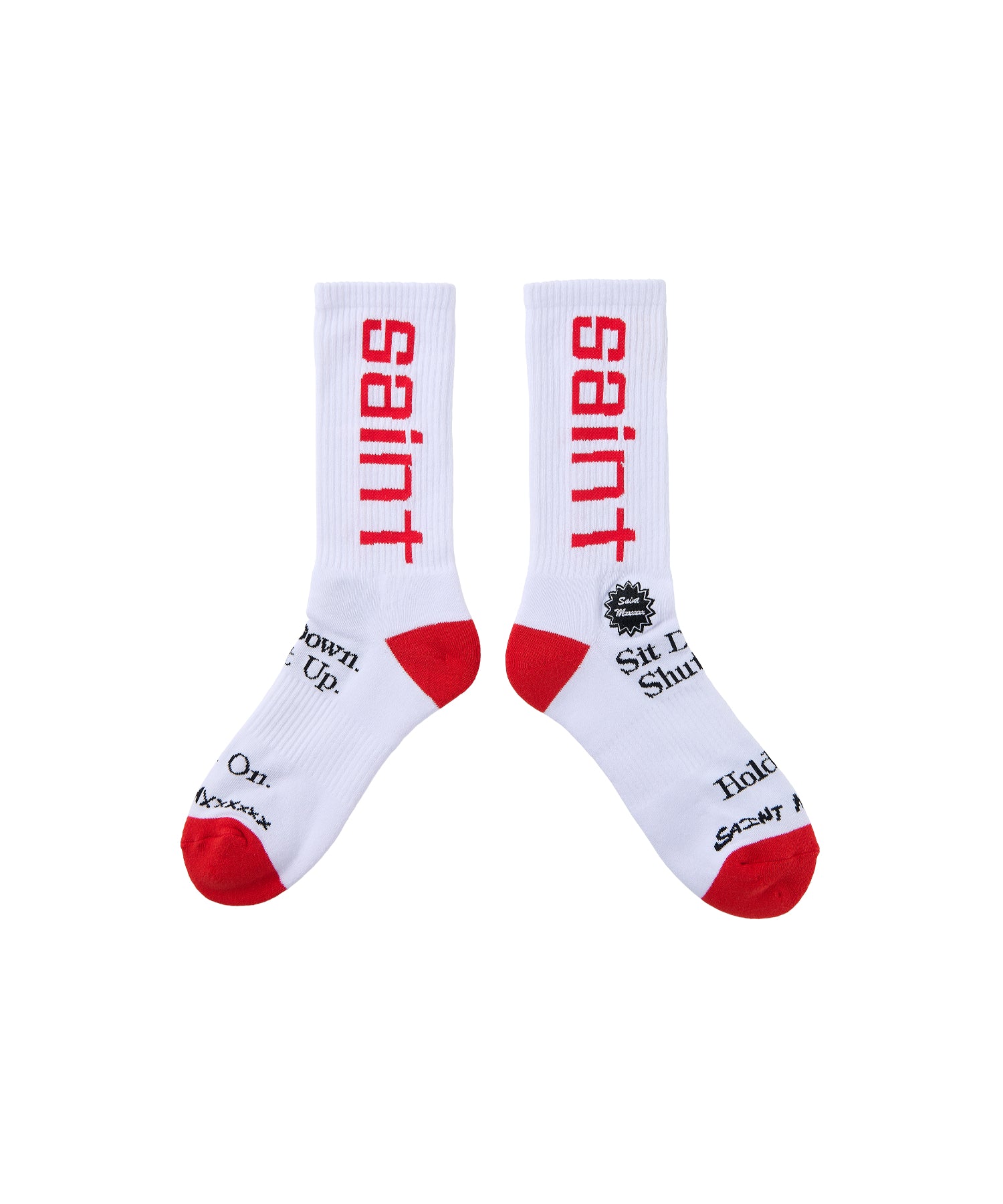 SOCKS / SIT DOWN / WHITE