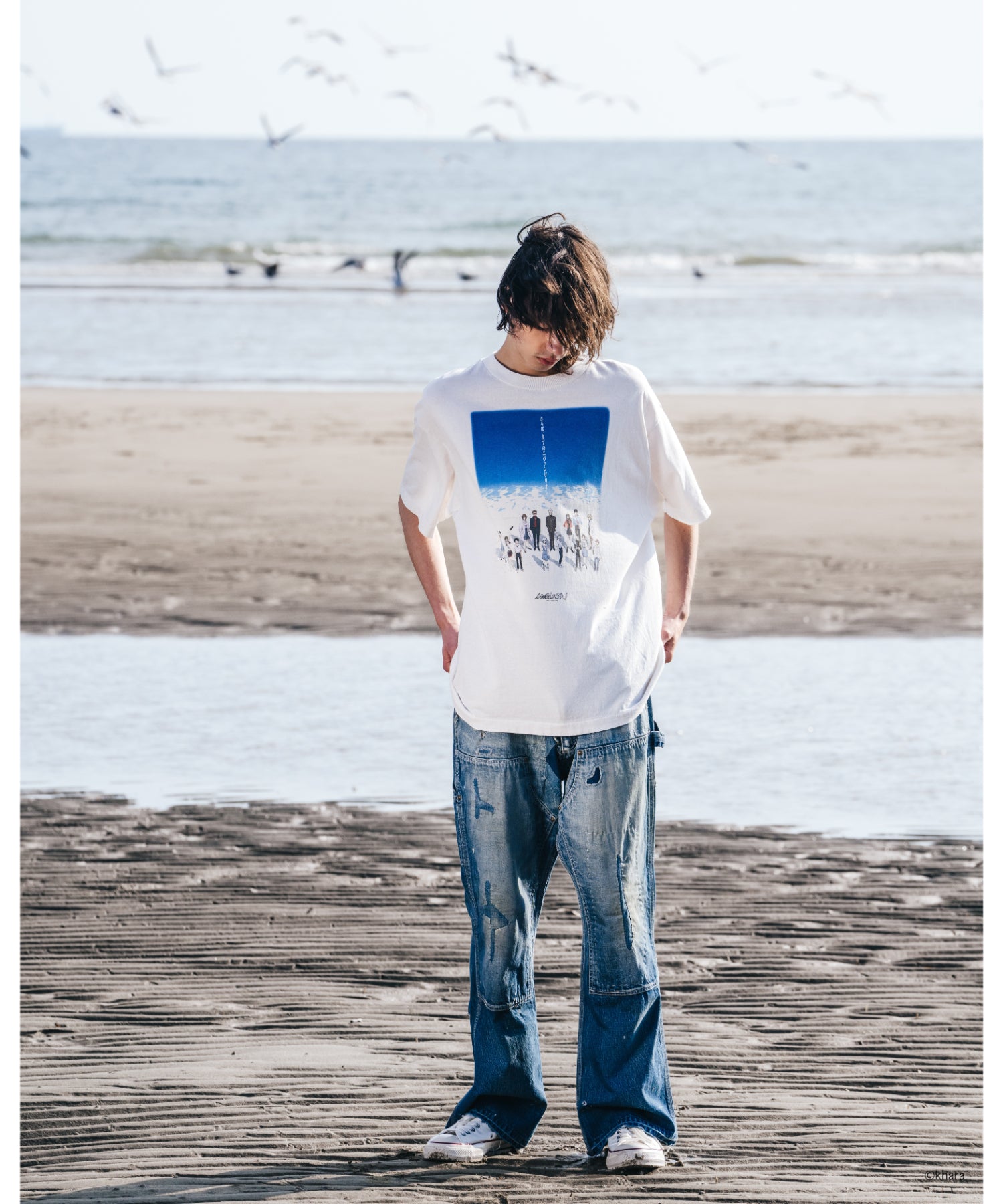 EV_SS TEE / BLUE / WHITE