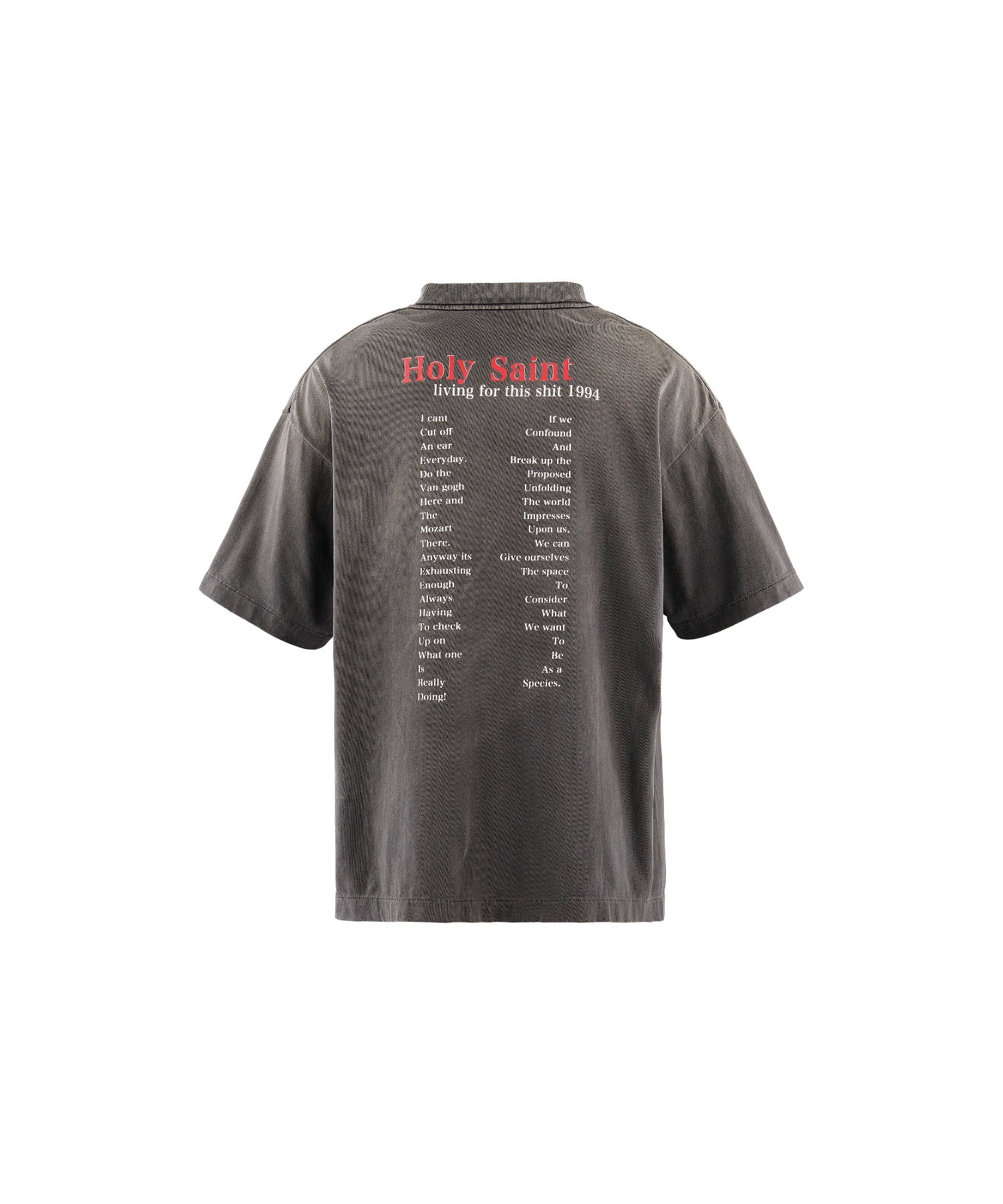 SS T-SHIRT/LOVE CICULATION/BLACK