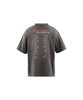 SS T-SHIRT/LOVE CICULATION/BLACK