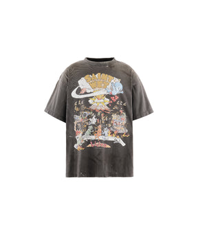 SS T-SHIRT/LIVING/BLACK