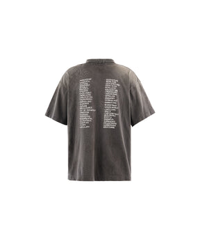 SS T-SHIRT/LIVING/BLACK