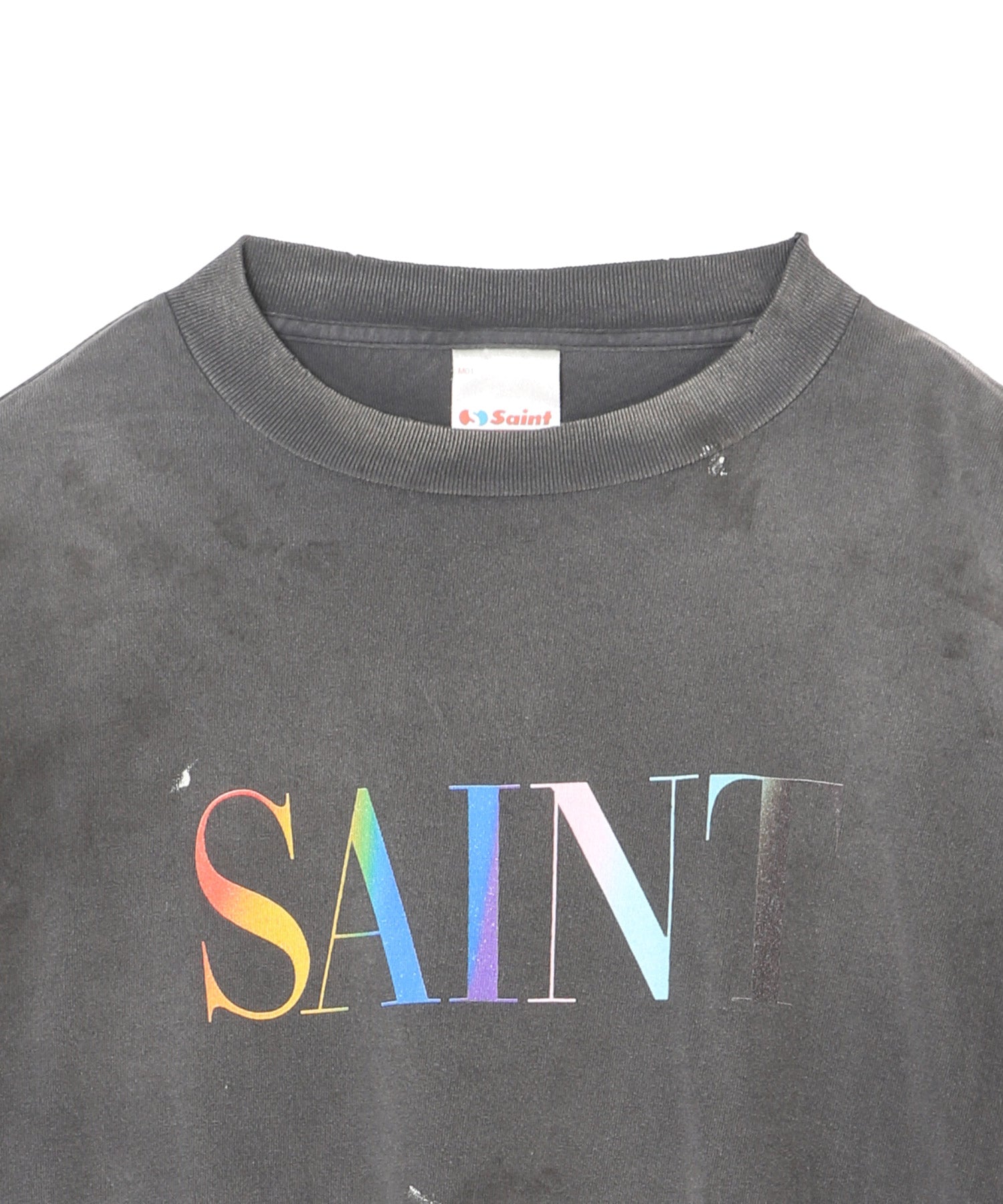LS T-SHIRT/SAINT/BLACK
