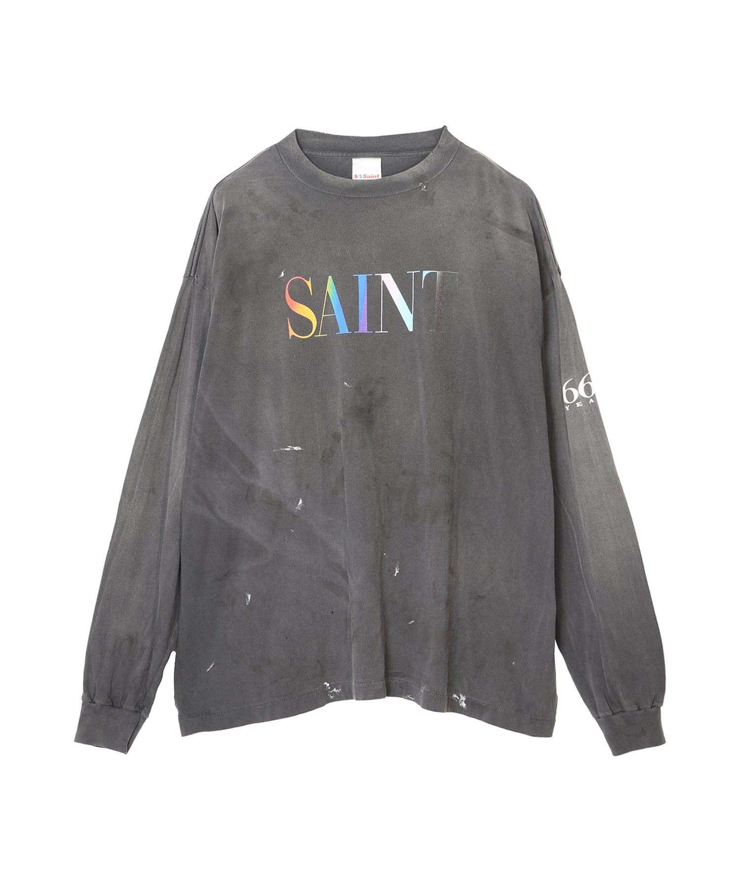 LS T-SHIRT/SAINT/BLACK