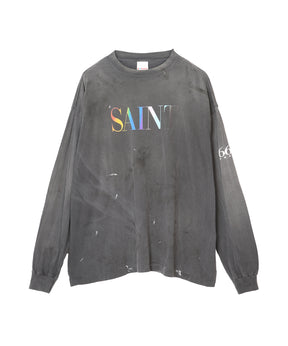 LS T-SHIRT/SAINT/BLACK
