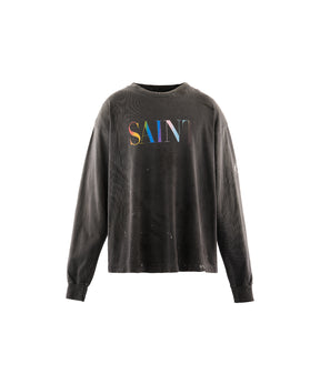 LS T-SHIRT/SAINT/BLACK