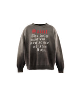 CREW NECK SWEAT/SAINT/BLACK
