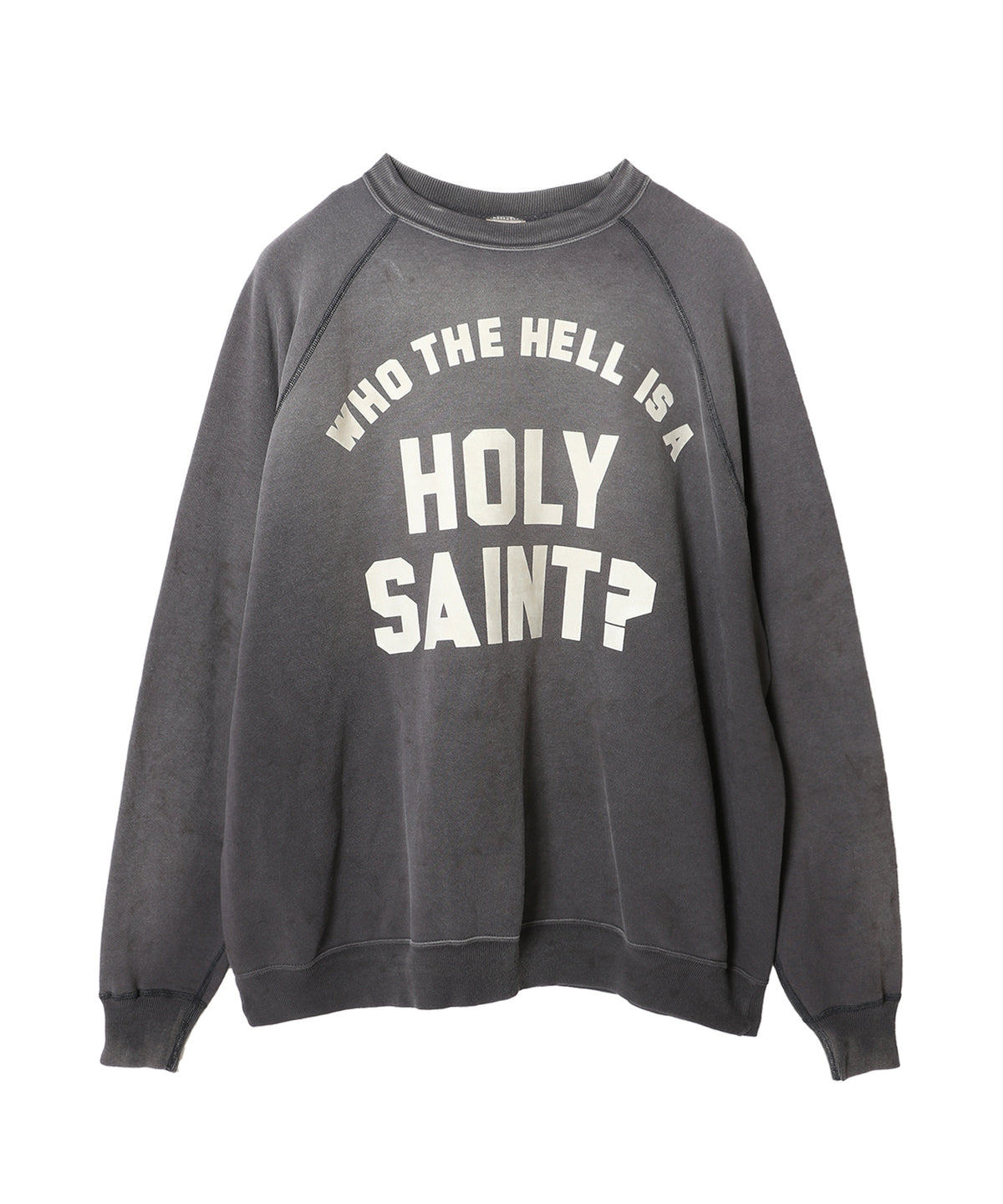 RAGLAN CRW N SWT/HOLY SAINT？/BLK