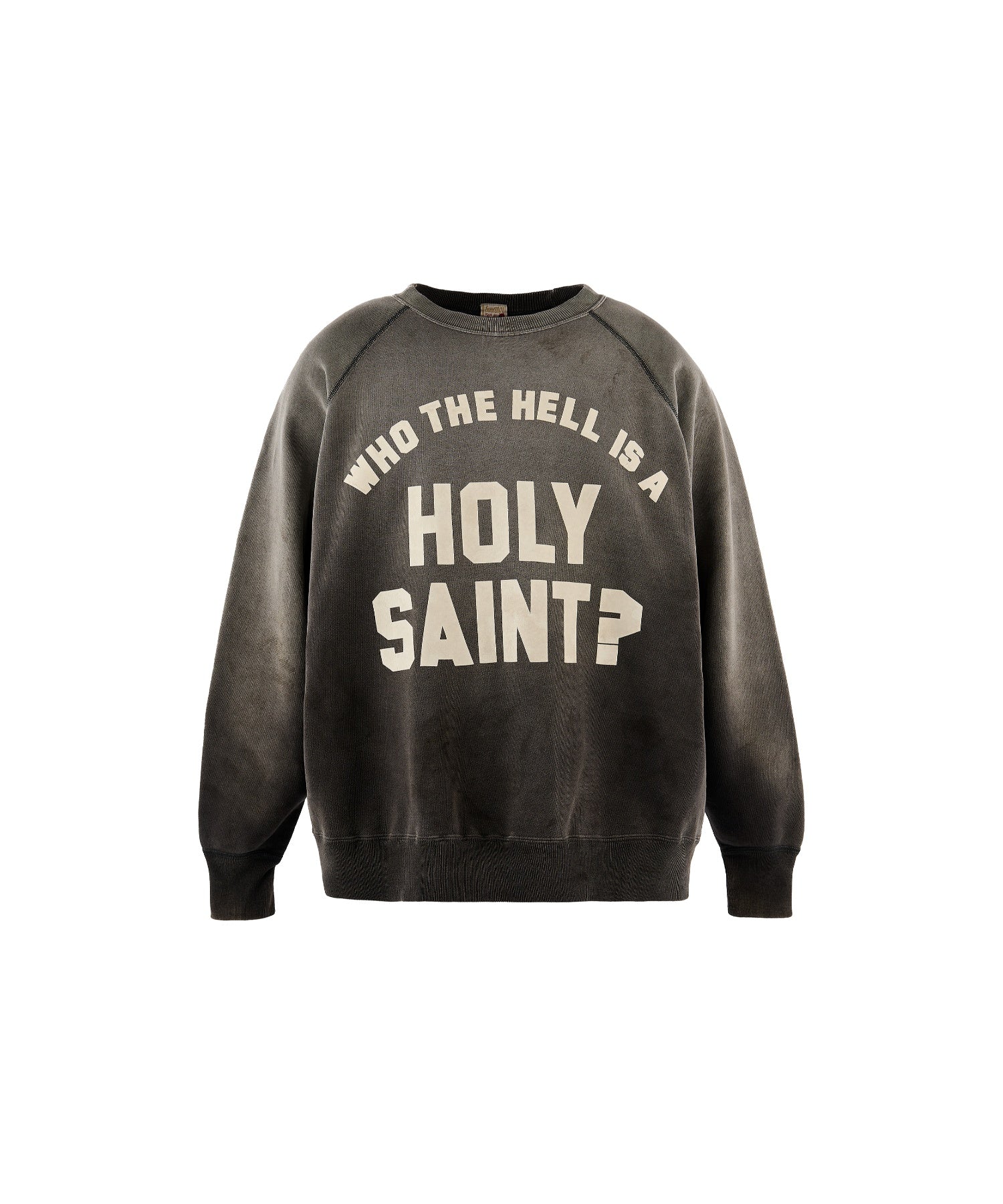RAGLAN CRW N SWT/HOLY SAINT？/BLK