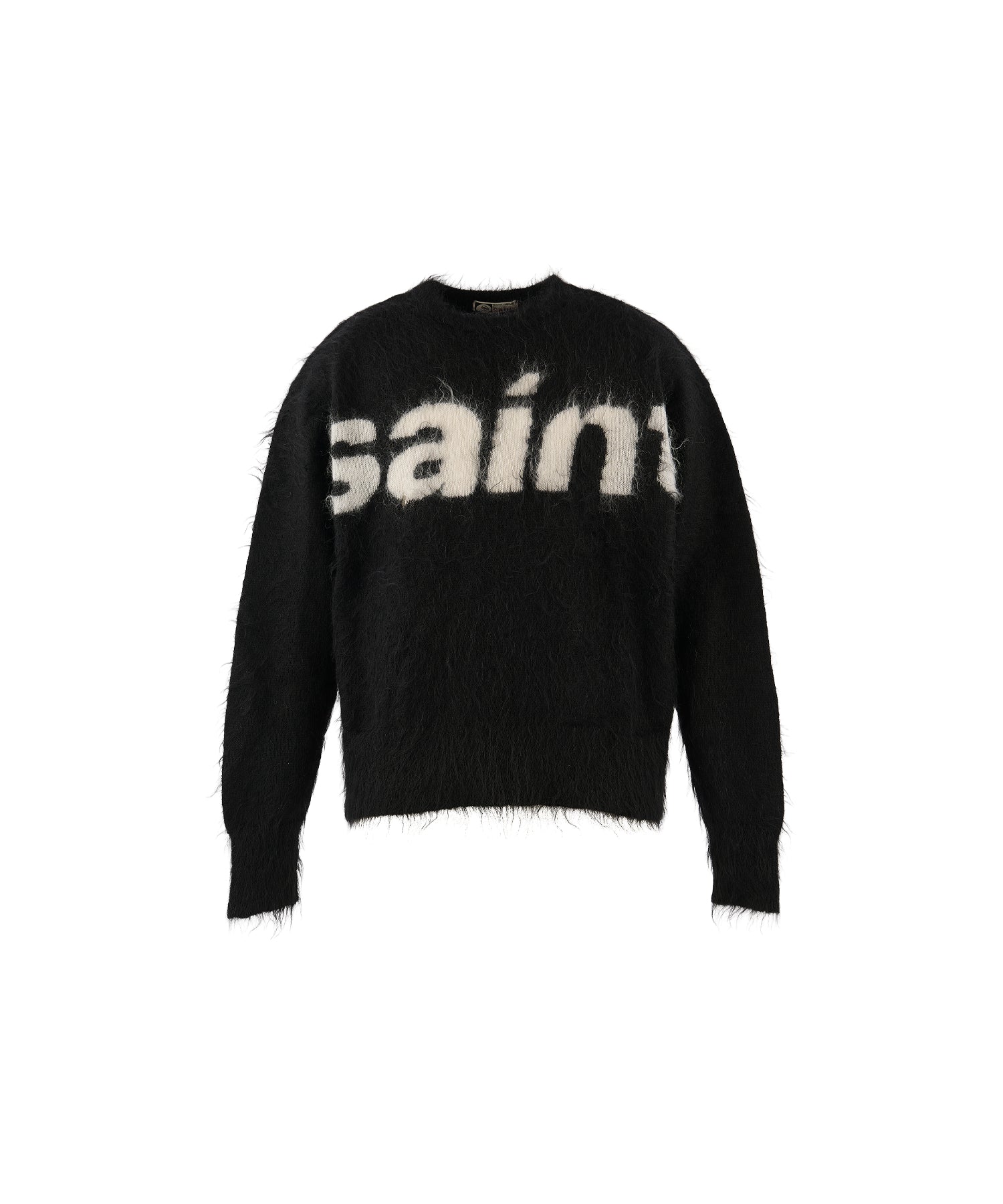 MOHAIR CREW KNIT/SAINT/BLACK