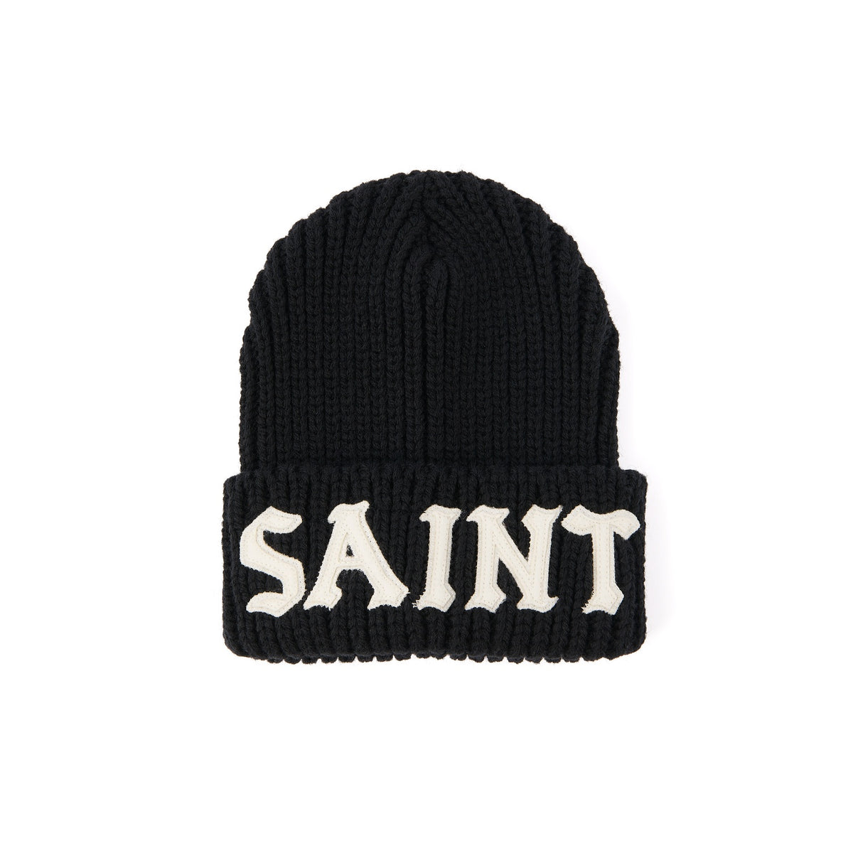 KNIT CAP/SAINT/BLACK - SAINT MXXXXXX (セントマイケル) - cap