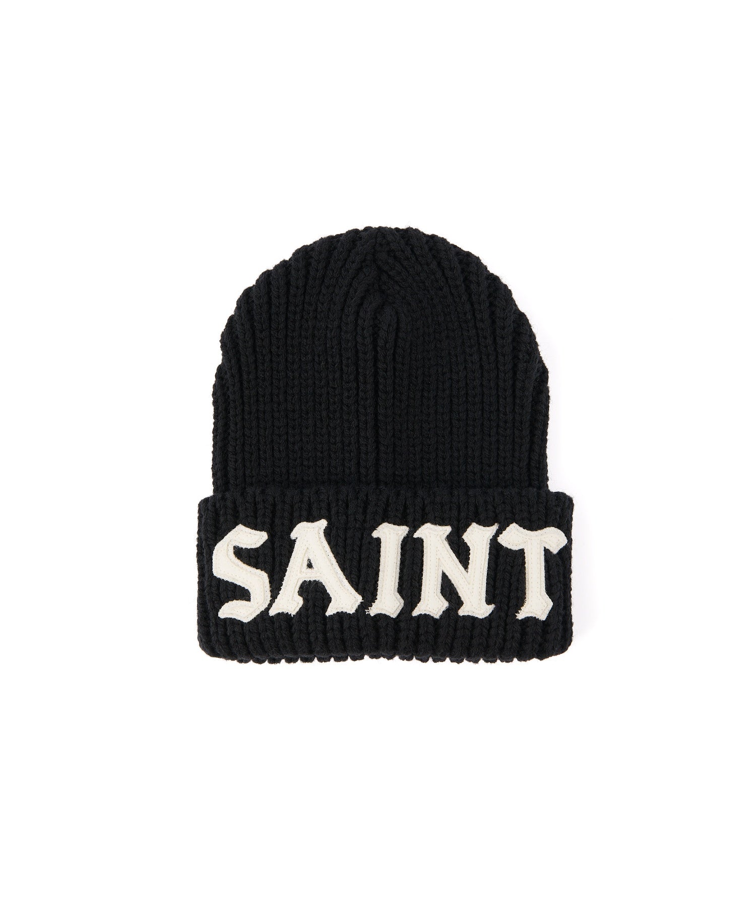KNIT CAP/SAINT/BLACK